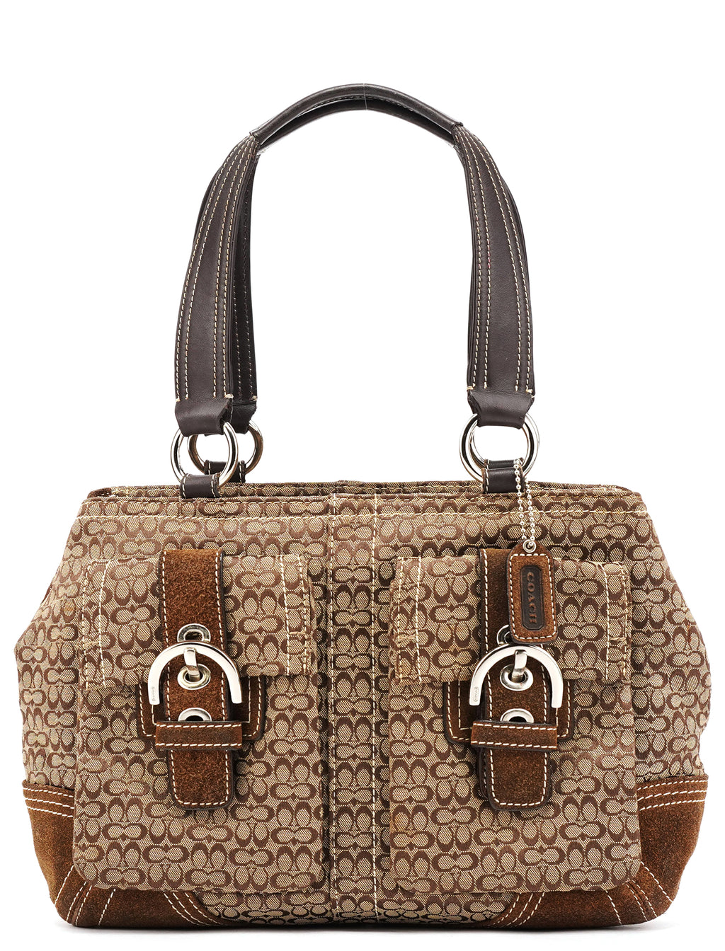 Coach 3646 Beige Brown Signature Soho Tote Bag – Rediscover Vintage