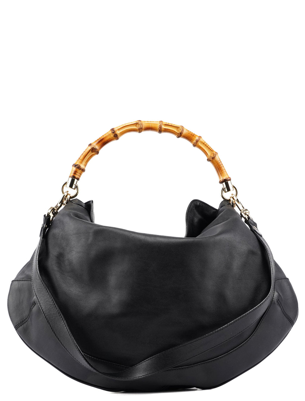 Gucci bamboo Preloved authentic gucci 2 way bamboo hobo bag GUCCI Bamboo 2-way Handbag | Mercari main image 3