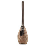 Coach 4771 Beige Brown Signature Shoulder Bag
