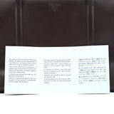 Prada 1995 Sport Clutch Tote Bag aus braunem Spazzolato-Leder