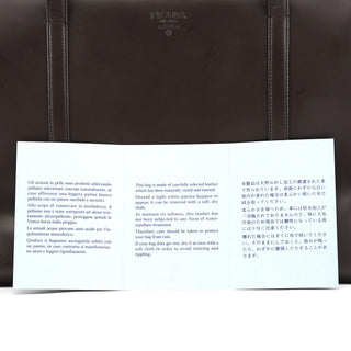 Prada 1995 Brown Spazzolato Sport Clutch Tote Bag