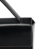 Prada Sac à poignée Tessuto Vitello noir