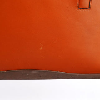 Prada B9262 Cognac Calf Leather Tote Bag