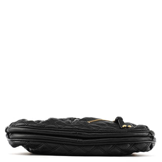 Marc Jacobs Black Quilted Leather Stam 2-Way Bag