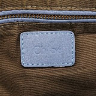 Light Blue Leather Marcie 2-Way Bag