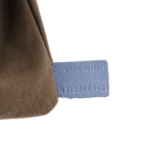 Light Blue Leather Marcie 2-Way Bag