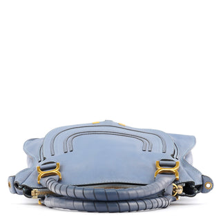 Light Blue Leather Marcie 2-Way Bag