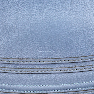 Light Blue Leather Marcie 2-Way Bag