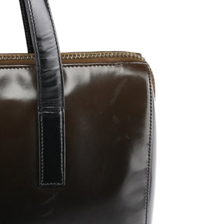 Dark Brown Spazzolato Tote Bag