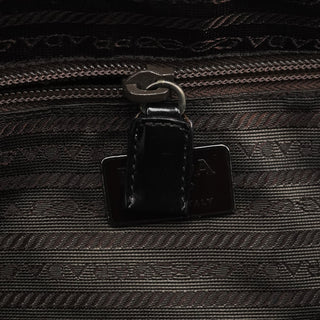 Dark Brown Spazzolato Tote Bag