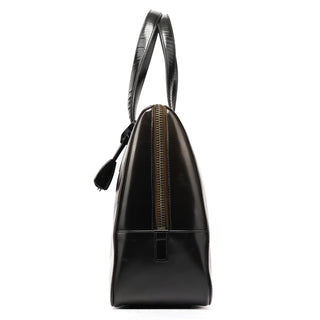 Dark Brown Spazzolato Tote Bag
