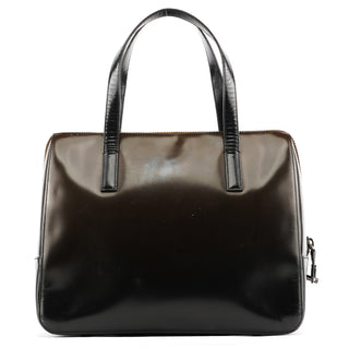 Dark Brown Spazzolato Tote Bag