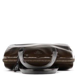 Dark Brown Spazzolato Tote Bag