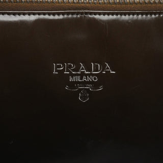 Dark Brown Spazzolato Tote Bag