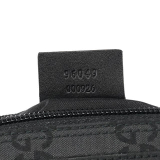 96049 Black GG Nylon Tote Bag