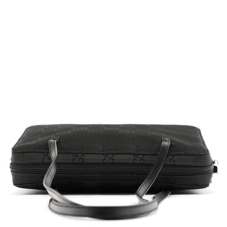96049 Black GG Nylon Tote Bag