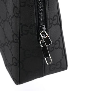 96049 Black GG Nylon Tote Bag