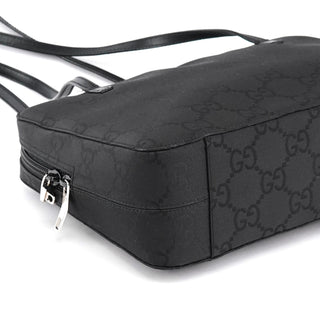 96049 Black GG Nylon Tote Bag