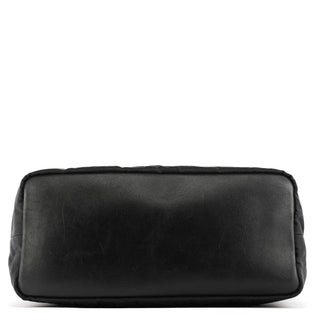 000 0833 Black GG Nylon Bamboo Shoulder Bag