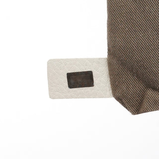 Light Grey Leather Marcie 2-Way Bag