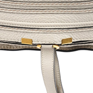 Light Grey Leather Marcie 2-Way Bag