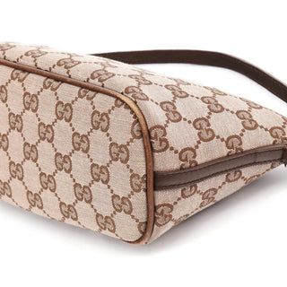 039 1103 Beige Brown GG Boat Pochette