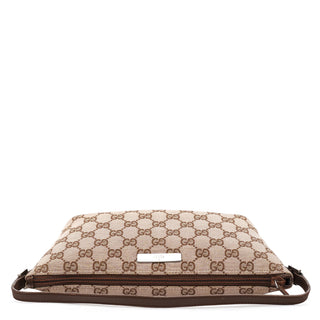 039 1103 Beige Brown GG Boat Pochette