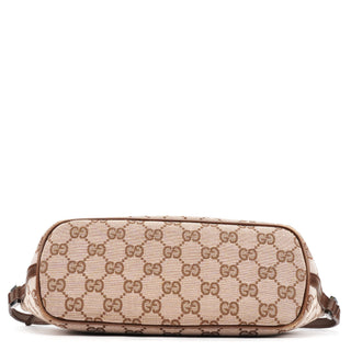 039 1103 Beige Brown GG Boat Pochette
