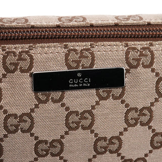 039 1103 Beige Brown GG Boat Pochette