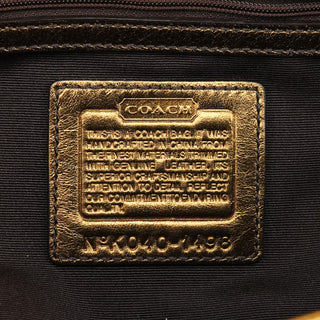 1498 Beige Gold Signature Soho Belt Buckle Tote Bag