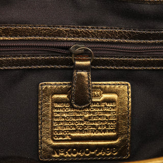 1498 Beige Gold Signature Soho Belt Buckle Tote Bag