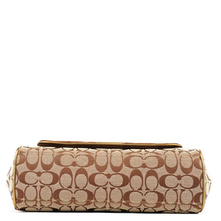 1498 Beige Gold Signature Soho Belt Buckle Tote Bag