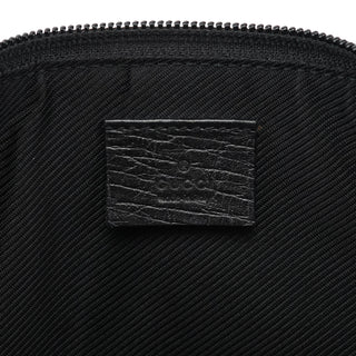 07198 Beige Matte Black GG Boat Pochette