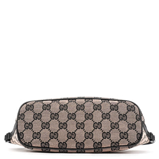 07198 Beige Matte Black GG Boat Pochette