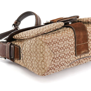 1463 Beige Brown Signature Soho Shoulder Bag