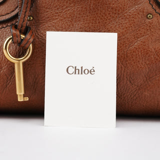 Light Brown Leather Paddington Shoulder Bag