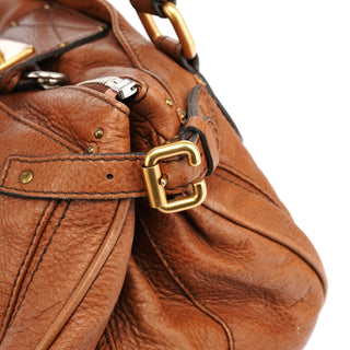 Light Brown Leather Paddington Shoulder Bag