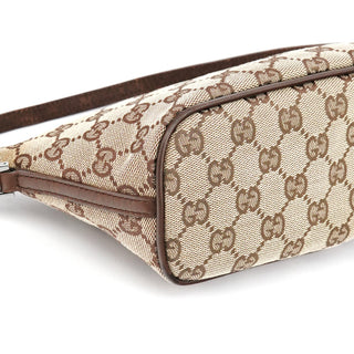 07198 Beige Brown GG Boat Pochette