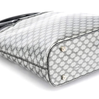 Silver Macadam Tote Bag