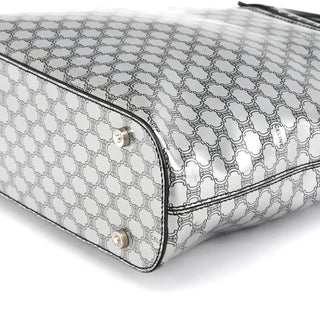 Silver Macadam Tote Bag