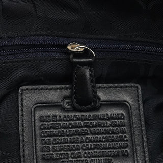 F08A70 Black Leather Hampton Tote Bag