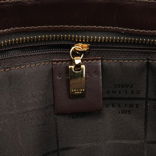 Beige Brown Macadam Canvas Tote Bag
