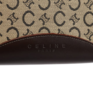 Beige Brown Macadam Canvas Tote Bag