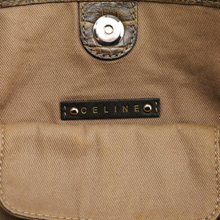 Beige Macadam Croc Bittersweet Shoulder Bag
