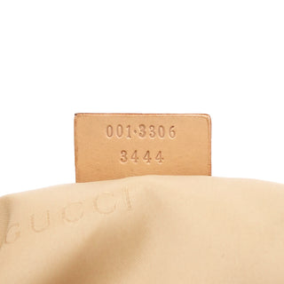001 3306 Pink Beige Canvas Jackie Shoulder Bag