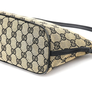 039 1103 Beige Black GG Boat Pochette