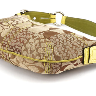 Beige Yellow Python Soho Patchwork Shoulder Bag