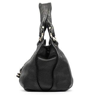 Black Leather Bittersweet Hobo Bag