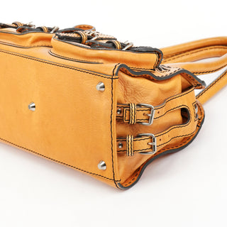 Tan Leather Edith Tote Bag