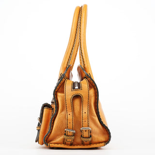 Tan Leather Edith Tote Bag